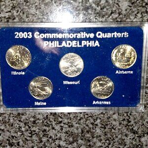2003-P State Quarter Set... Uncirculated... In Original US Mint Sealed Slab